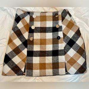 Plaid mini skirt
